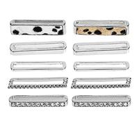 2 Set Anello Decorativo Cinturino Ciondoli Per Orologio Per Anelli Del Cinturino Anello Decorativo Del Cinturino Dell'orologio Fascino Mancare Amuleto Strass in Lega