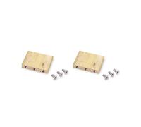 2 set Antiruggine Impermeabile Ottone Tremolo Block Ad Alta Densità Quadrato Professionale Piccolo Standard Tremolo Block Stabile Chitarra Ponte Parte