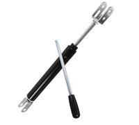 2 Set Asta a Gas per Sedia 300 N 370mm in Ferro Nero | Ricambio, Corsa 8cm, per Poltrone da Parrucchiere e Sedie Operative, Riparazione Saloni