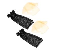 2 Set Auricolare Di Simulazione Berretti Berretto Calvo Cappelli Cappucci Per Parrucche Da Donna Cappe Calve Per Il Trucco Forniture Di Cosplay Lattice a Calotta Emulsione