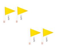 2 Set Bandiere Sicurezza Per Biciclette Flag Pole Per Facile Installazione Leggere E Resistenti Per Ciclismo E Pubblicità Accessori Per Bici 2 Pezzi * 2