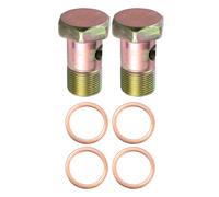 2 Set Banjo Bullone Freno Raccordo Adattatore M22x1.5 Filetto Banjo Bullone