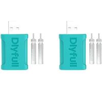 2 Set Batteria Cr425 Ricaricabile Batteria Galleggiante Da Pesca Ricaricabile,al Litio Cr425 Caricabatteria Elettronico Pesca Galleggiante Batteria CR425 Caricatore USB Per La Pesca Notturna