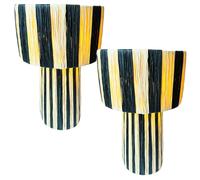 2 Set Boho Lampada da Tavolo Lampada da Comodino Scrivania Lampada Terra