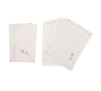 2 Set Carta da Lettere Vintage Bianca in Scrivere e Stampare | Stile Elegante e Classico, Atmosfera Artistica, per Studenti, Poeti, Inviti e Lettere AI Pen Pal