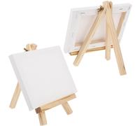 2 Set Cavalletti In Legno Per Pittura, Foto E