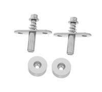 2 Set Cerniera Pivot Regolabile a Molla in Metallo Argento