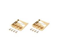 2 set Chitarra Elettrica Sella Professionale Tinta Unita Sostituire Componente Modificato Accessorio Metallo Ponte Cordiera Modifica