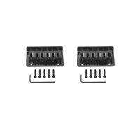 2 set chitarra hardtail ponte con viti e chiave professionale adulti apprendimento parte di ricambio oro sella cordiera basso nero