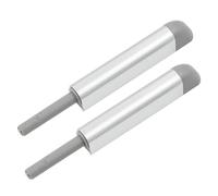2 Set Chiusura Magnetica per Porta Armadio in Lega di Alluminio e ABS | Apertura a Pressione, Testa Magnetica Su’estremità, per Ante senza Chiusura Automatica, Uso Domestico