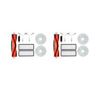2 Set Compatibili For Aspirapolvere Robot Xiaomi S10+ / S10 Plus B105 Pezzi Di Ricambio Spazzola Laterale Principale Filtro Hepa Straccio Panno