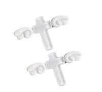 2 / set copricapo con fermaglio per capelli in resina gotica adorabile con brillante e design a crocifisso per copricapo estetico con barrette per ragazze dolci