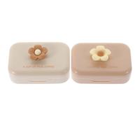 2 Set Custodia Portatile per Lenti a Contatto Pp con Strumenti | Design Compatto da Borsa e Zaino, Protezione Dalla Polvere, Leggero per Trasporto Quotidiano