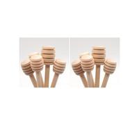 2 set da 10 cucchiaini in legno per miele, cucchiaini da 10 cm, in legno naturale