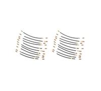 2 set da 10 pezzi in nylon per violino e cordiera per violino 4/4 3/4