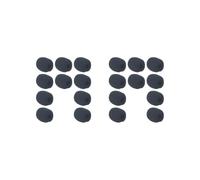 2 set da 10 pezzi microfono cuffie antivento in schiuma universale nero anti rumore vento