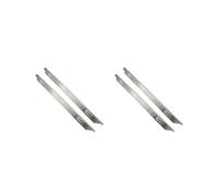 2 set da 2 pezzi da 4 cm con clip per stufe integrate, in acciaio inox, per piano cottura e fornelli, clip per fornello integrato, 58,4 cm