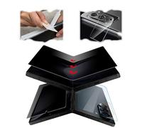 [2 set da 6 pezzi] per Samsung Galaxy Z Fold 3 pellicola protettiva privacy (esterno + interno + pellicola protettiva per schermo posteriore), con pellicola protettiva extra anti-blu per z Fold 3 (esterno + interno + pellicola protettiva per schermo posteriore) (HD (2 set 6 pezzi) - Esterno+interno e copertura posteriore))