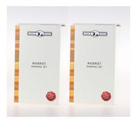 Set da barba Golddachs set da barba argento con peli di tasso