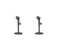 2 set Desktop Microfono Stand Liftable Mic Staffa Con Base Disco Mic Accs Parti