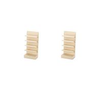 2 set di 1:12 Scala Dollhouse Miniature Supermercato Mensole per la Sabbia Tavolo Decorazione B