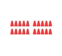 2 set di 10 tappi per pennini resistenti ai graffi, custodia per penna ad alta sensibilità, grande resistenza, facile installazione, rosso