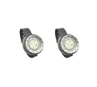 2 set di 2 bussole subacquee da polso profondità massima 50 m impermeabile grigio 6,5 cm