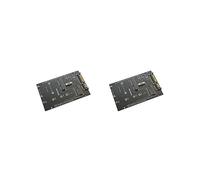 2 set di 2 in 1 Dual Slot NGFF M.2/MSATA a SATA III Convertitore PCB Scheda