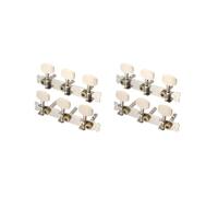 2 set di 2 pezzi cromati per chitarra acustica, pioli accordatori meccanici 3R3L