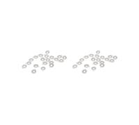 2 set di 20 guide per valvole per corno contralto, in plastica e ottone, parti di riparazione per strumenti, 18 mm x 15 mm