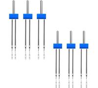 2 Set di 3 Aghi Gemelli per Macchina da Cucire, 6 Pezzi di Aghi Gemelli Doppi Elasticizzati per Accessori di Macchina da Cucire Domestica, 3 Misure Miste 2.0/90, 3.0/90, 4.0/90