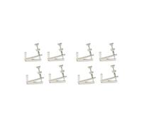 2 set di 4 pezzi di regolatori per accordatori per violino 3/4-4/4 universale argento