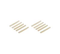2 set di 5 selle scanalate in osso di bestiame per chitarra di ricambio per strumenti a corda