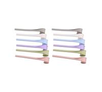 2 set di 6 cannucce in silicone riutilizzabili staccabili morbide apribili cannucce a scatto per tazze e bottiglie