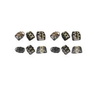 2 set di 6 fermagli per capelli a tenuta sicura per le donne disponibili in diversi colori delicati sui capelli in legno pettine barrette stile alla moda