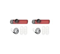 2 set di accompagnamento musicale Kazoo tono regolabile per bambini amanti della musica regalo premio rosso, 10,8 x 2,5 x 2 cm