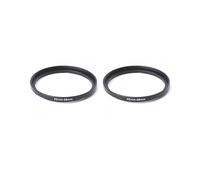 2 set di adattatori stepping up in metallo da 55 mm a 58 mm