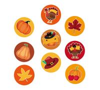 2 set di adesivi per la busta del tema del Ringraziamento Adesivi autoadesivi