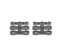 2 set di Alluminio Standard 1 "Ball Clamp per Subacquea Diving Light Arm System nero, 7 x 4,5 cm