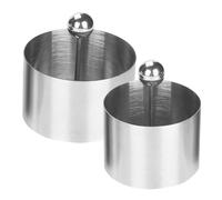 2 set di anelli per torte: forniture per il posizionamento di piatti freddi -