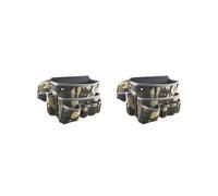 2 set di attrezzi da giardino cintura in vita borsa di stoccaggio supporto multifunzionale conveniente Toolkit