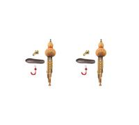 2 set di bambù Hulusi Woodwind zucca cucurbit flauto per l'apprendimento della musica esercizio regalo c chiave