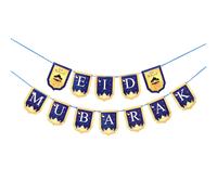 2 set di bandiere di stringa eleganti banner leggeri ornamenti sospesi retrò