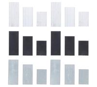 2 Set di Blocchi di Densità in Ferro Alluminio e Plastica | Dimensioni Standardizzate Superfici Lisce, Facile Lettura, per Insegnanti e Studenti in Fisica