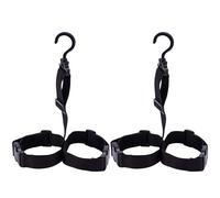 2 set di boot pescamento avvio avvolgibile cinghia per appendiabiti per le