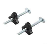 2 set di bulloni e manopole a T, morsetti M8 per maschere per la lavorazione del legno, resistenti e in plastica per prestazioni affidabili