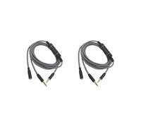 2 set di cavi audio da 3,5 mm maschio a femmina, lunghezza 2,5 m, per altoparlanti TV