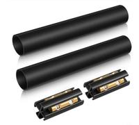 2 set di cavi sotterranei con morsetti a vite in ottone per filo #14/3 a #8/3, include guaina termorestringente da 20 cm con colla per posa diretta a terra impermeabile e riparazione (2 SETS)