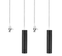 2 set di Cavo per luci da bagno, Interruttore della luce, Connettore per cavo 150cm Doccia bagno lunghi Luce classica Lampada a sospensione Fan Pull Cord, Pendenti Estensore per Interruttore Tiro