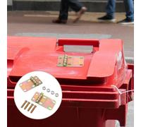 2 set di cerniere per coperchio del bidone della spazzatura: kit di